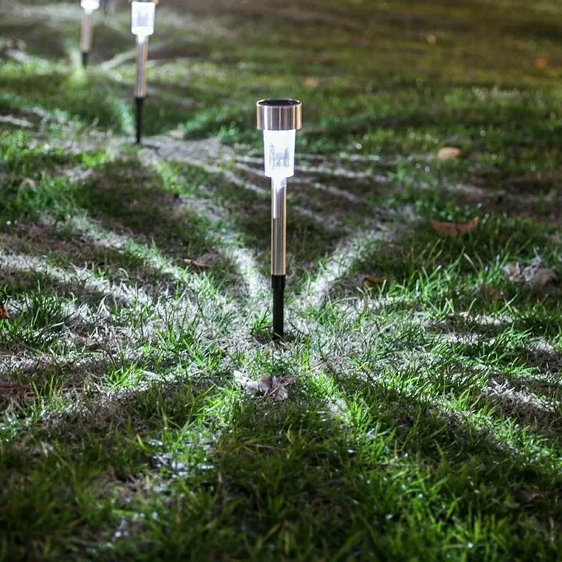

4-30PCS Solar Ground Lights Outdoor, 3 Colors (White/Warm/RGB), Plastic/Metal, Waterproof for Garden Decor