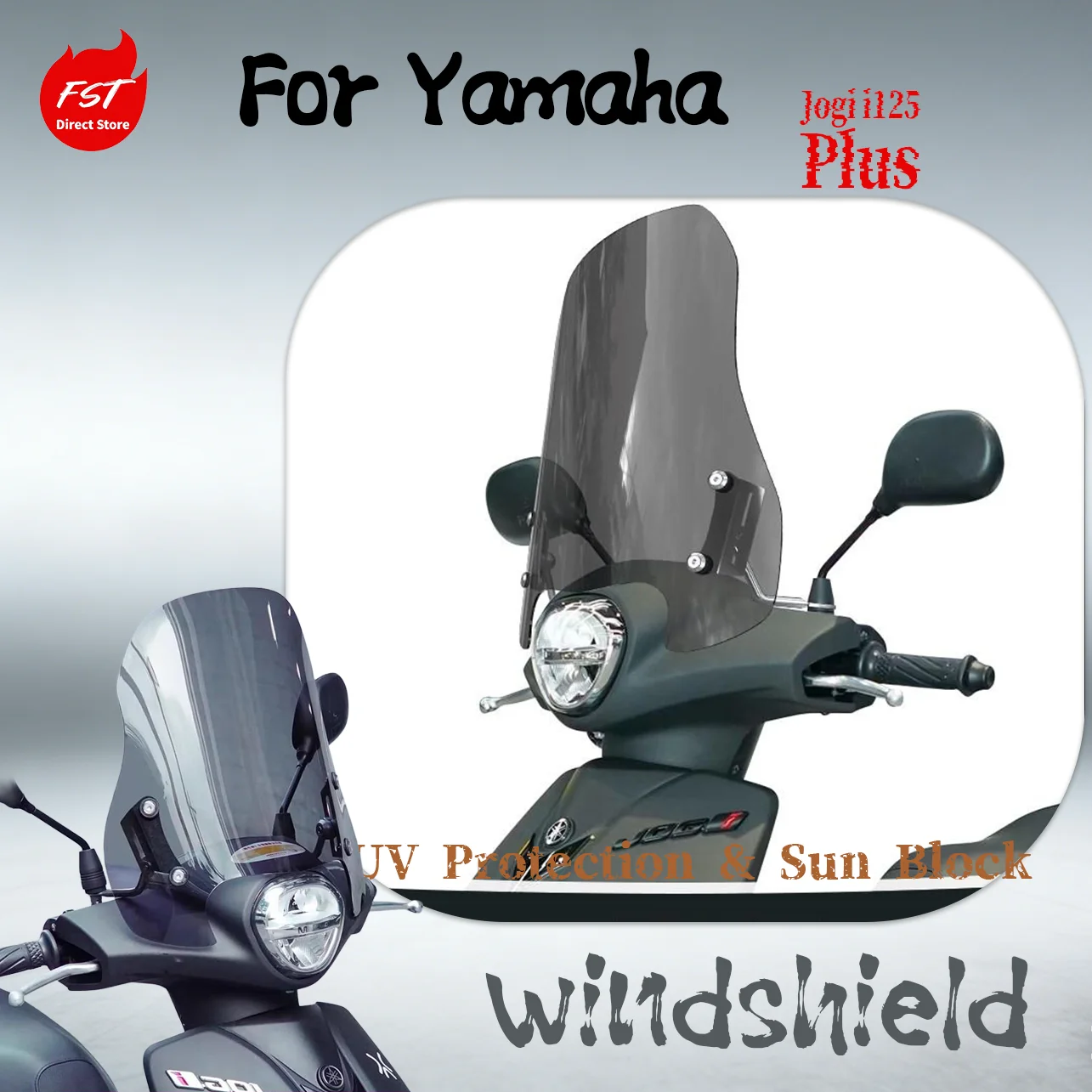 

Удлиненный ветровой дефлектор для Yamaha Jogi & Force, ветрозащитный, водонепроницаемый, комфортный комплект для езды