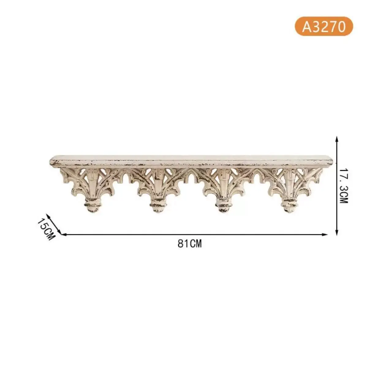 Wooden carved wall decoration frame, garden shelf, flower stand, living room and dining room baffle