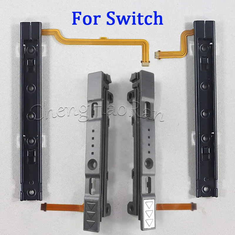 1PC For NS Switch Host L R Side Slide Rail Left Right Slide Bar Slider Railway Slider Flex Cable Strip Middle Button Holder
