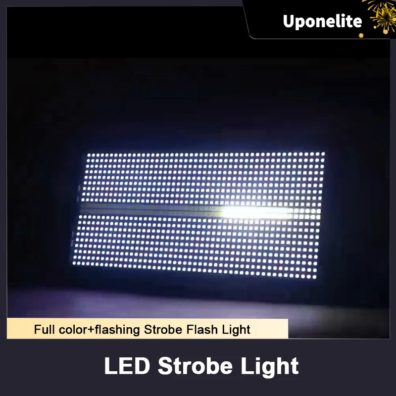 

LED Strobe Light 38V 280W 3IN1 DJ Strobe Light DMX RDM Control 8+8 section horse+dyeing+flashes for Disco Wedding Party Bar