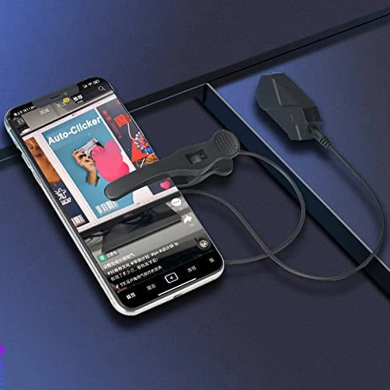(NEW) Mobile Phone Screen Clicker, Analog Finger Connecting Device, Automatic Physical Intelligent Mute Touch Screen