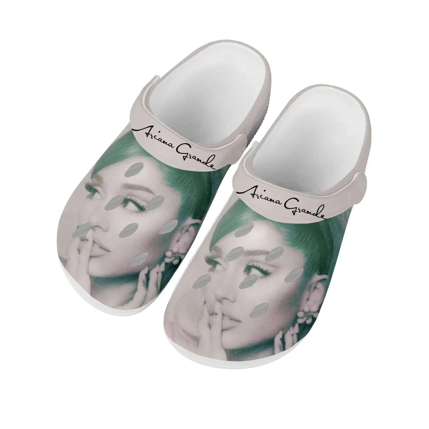 Ariana Grande Singer Cat Pop Home Clogs Custom Water Shoes Mens Womens Teenager Shoe Garden Clog Breathable Beach Hole Slippers