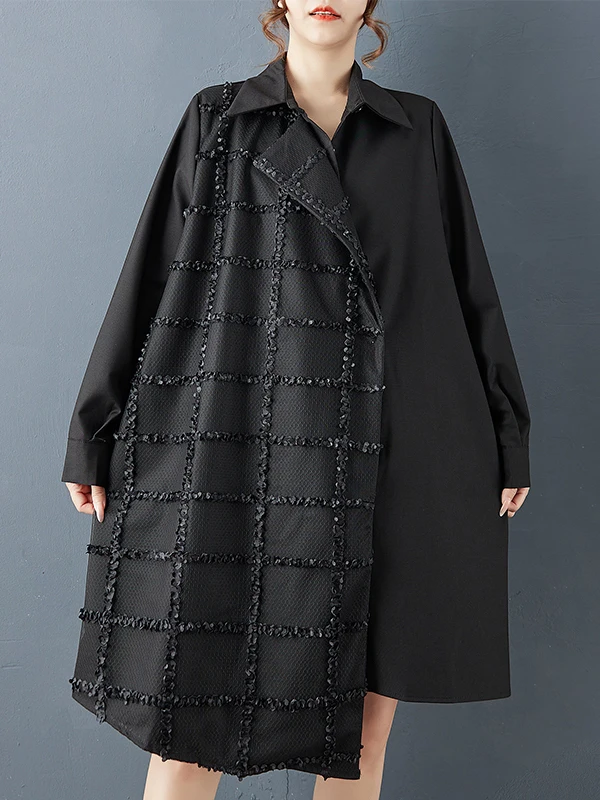 تنورة خريف 2025 فضفاضة بتصميم Faion k Crt من القماش المزيف مكونة من قطعتين ميدي Dr Ele Personali من القطن irt Sve على شكل حرف a