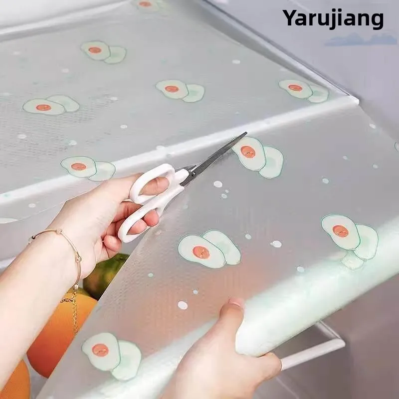 

Transparent Dirty Pad Waterproof Oilproof Kitchen Refrigerator Mat No Glue Easy Clean Drawers Pads Paper Moisture Proof Mat