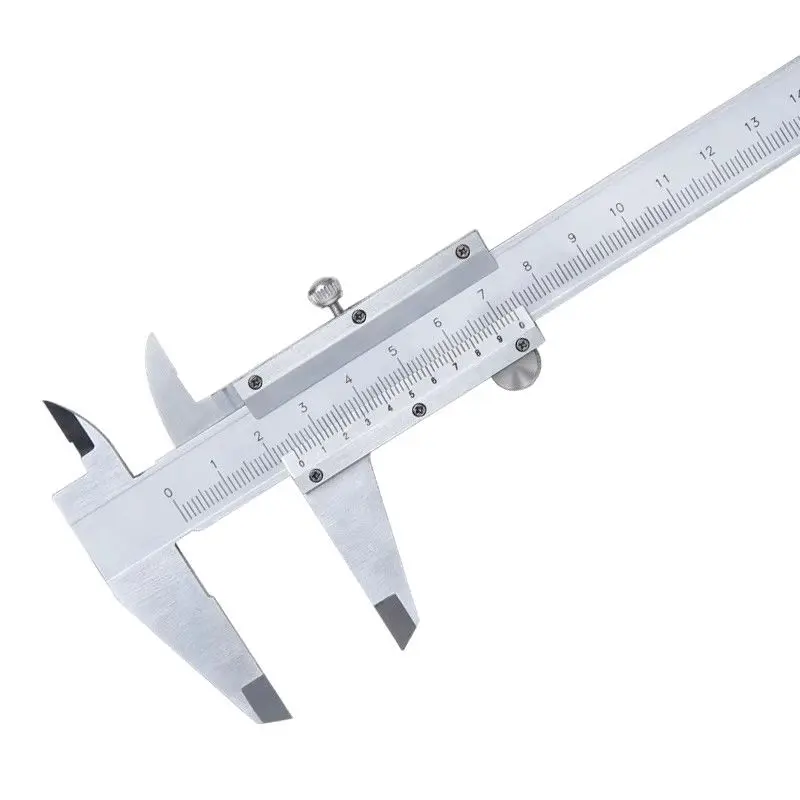 High-precision industrial-grade caliper150Mini portable measuring ruler for students