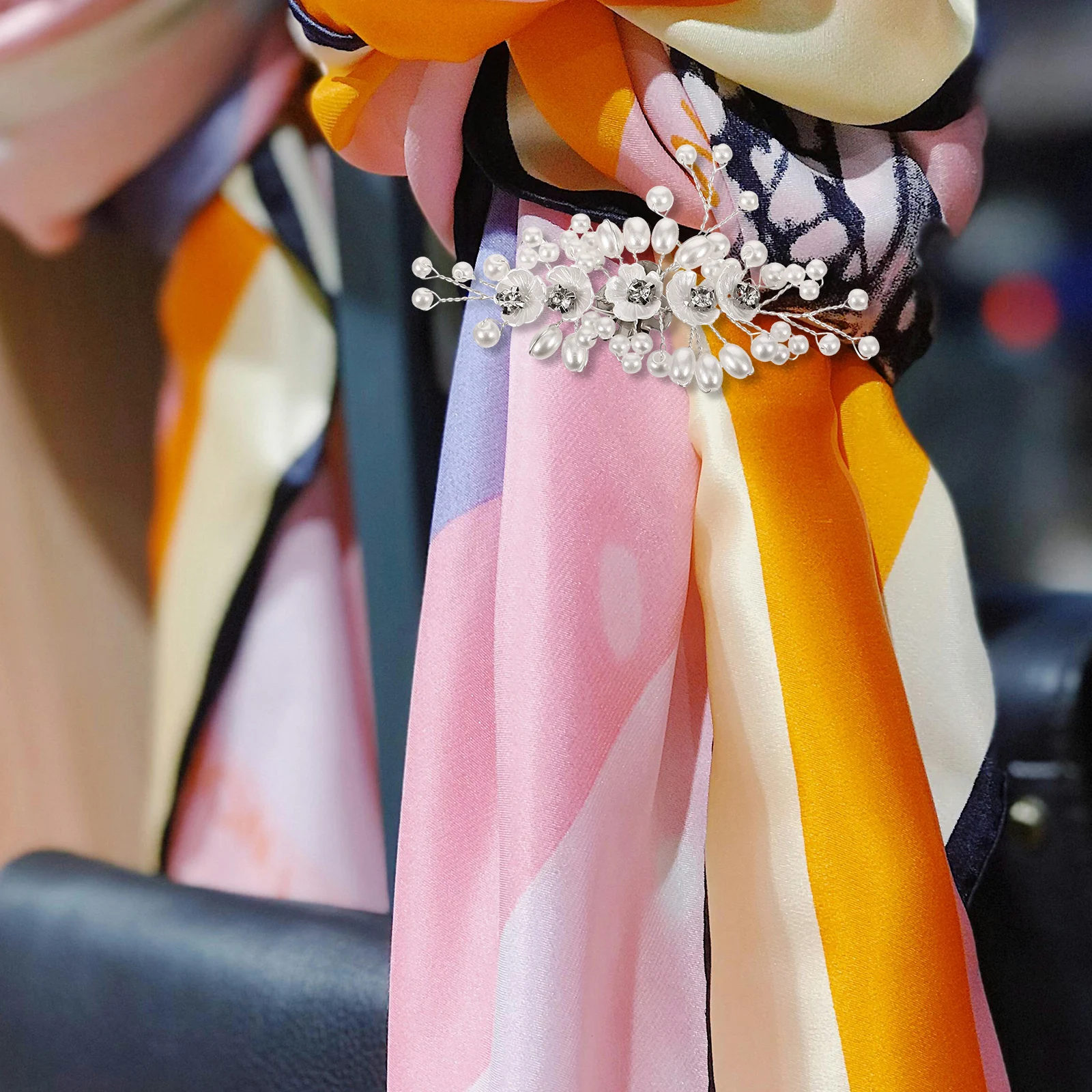 

Pearl Flower Buckle Shoes Applique Decoration Clip Embellishments for Bride Wedding Pumps Heel Rhinestones Bridal Shoe Clips