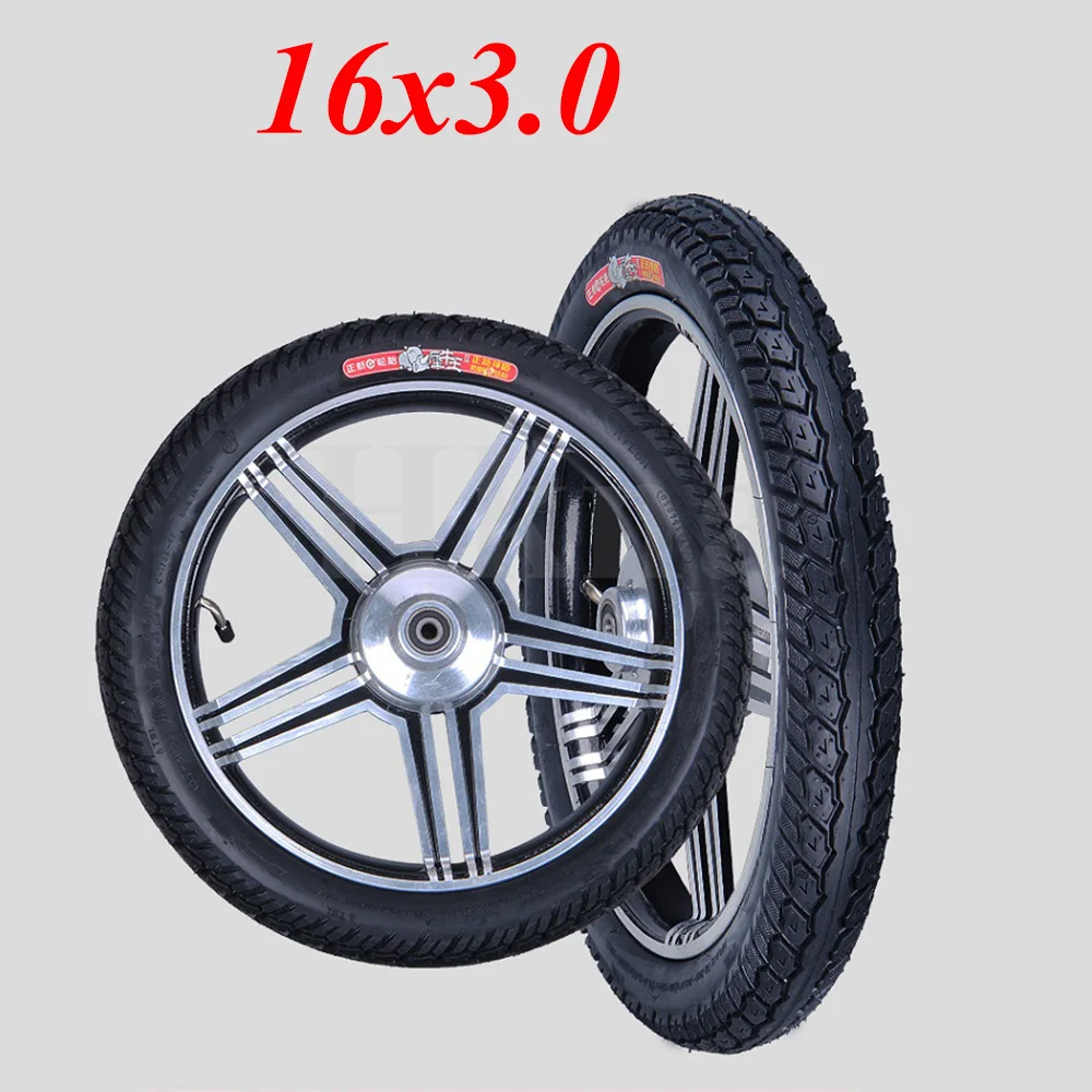 16x3.0 Tire Inner Tube Outer Tyre for Electric Motorcycle Electric Vehicle E-bike 16 Inch 16X3.0 CST Wear Resistant Tire