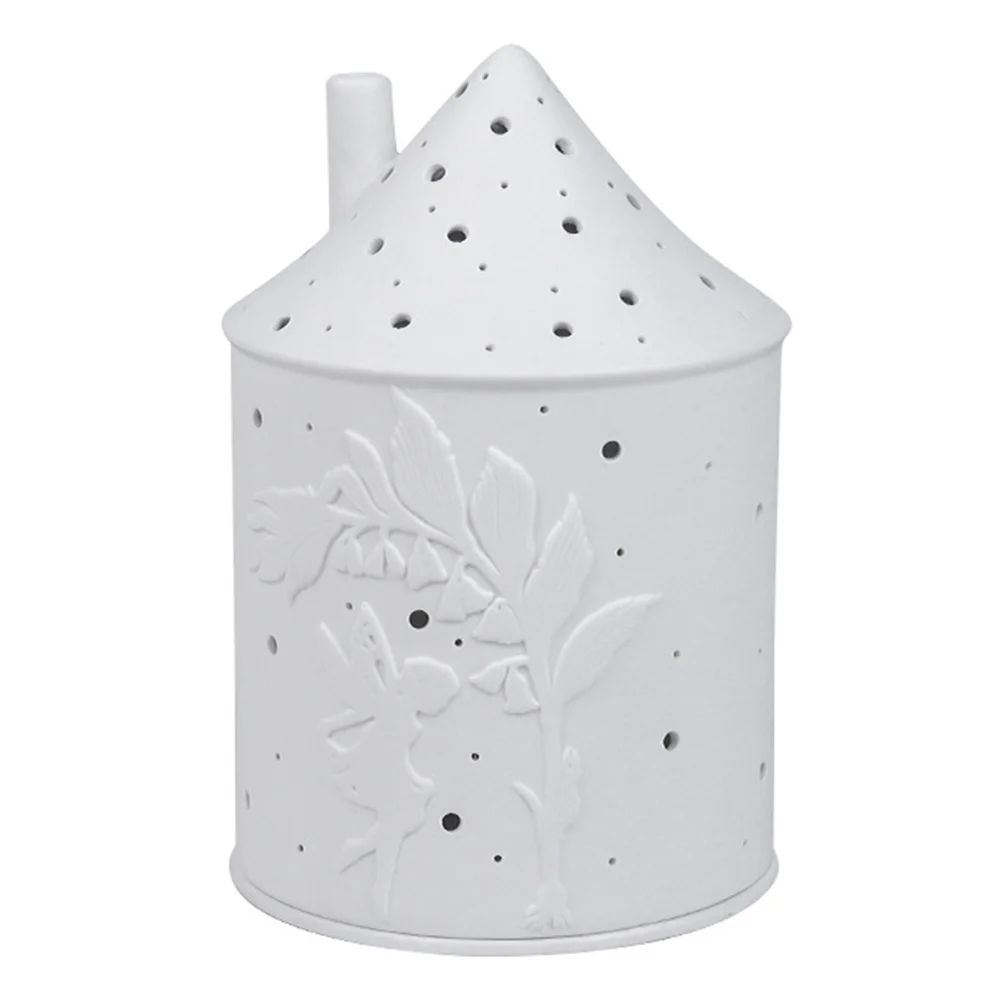

1Pcs Creative Ceramic Candleholder House Design for Home Desktop Decor Warm Cozy Atmosphere Elegant Table Adorn