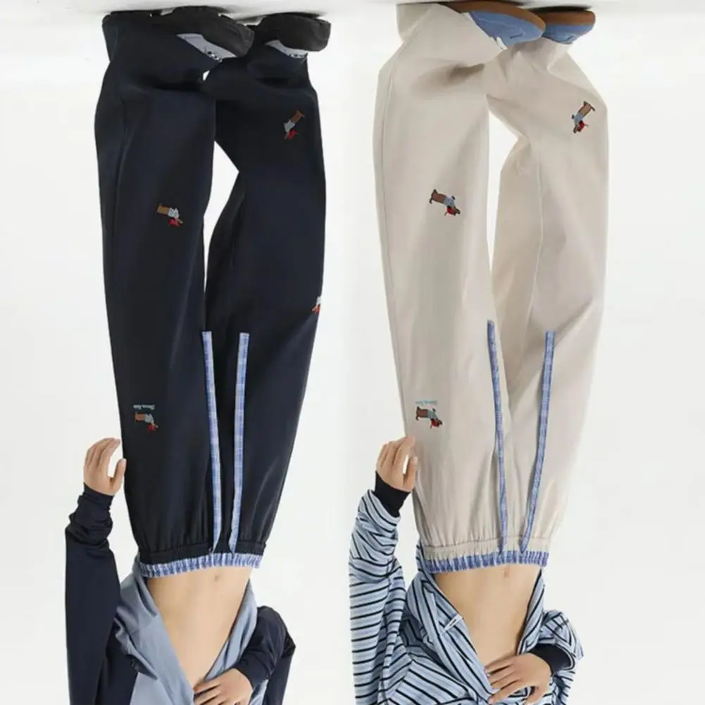 

Men's Casual Baggy Pants Drawstring Waist Reinforced Pocket Stitching Pants 2025 Personalized Embroidered Casual Men Trousers