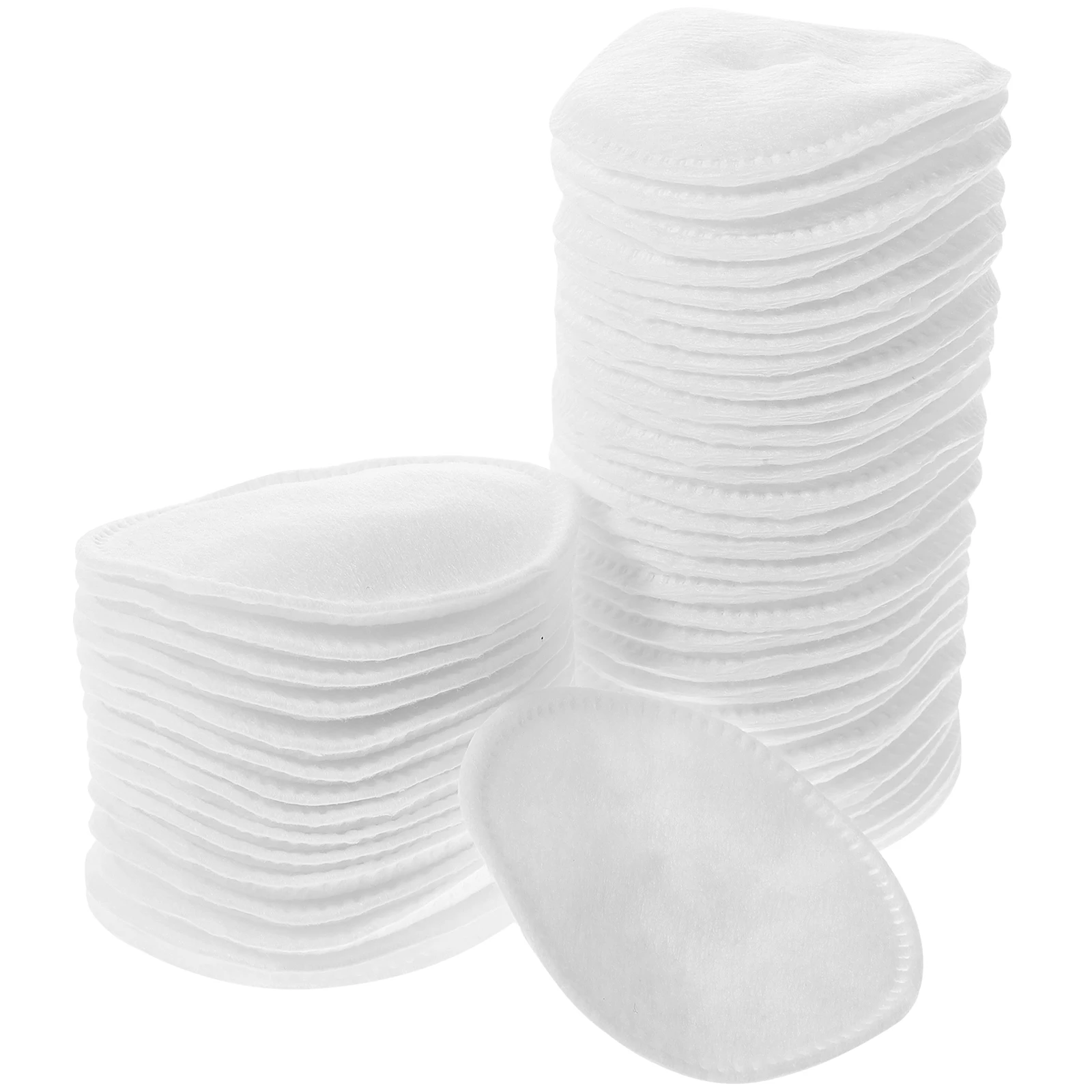 

200 Pcs 6cm Round Nonwoven Makeup Remover Pads Facial and Skin Care Wash Cloth Pads for Women (White)