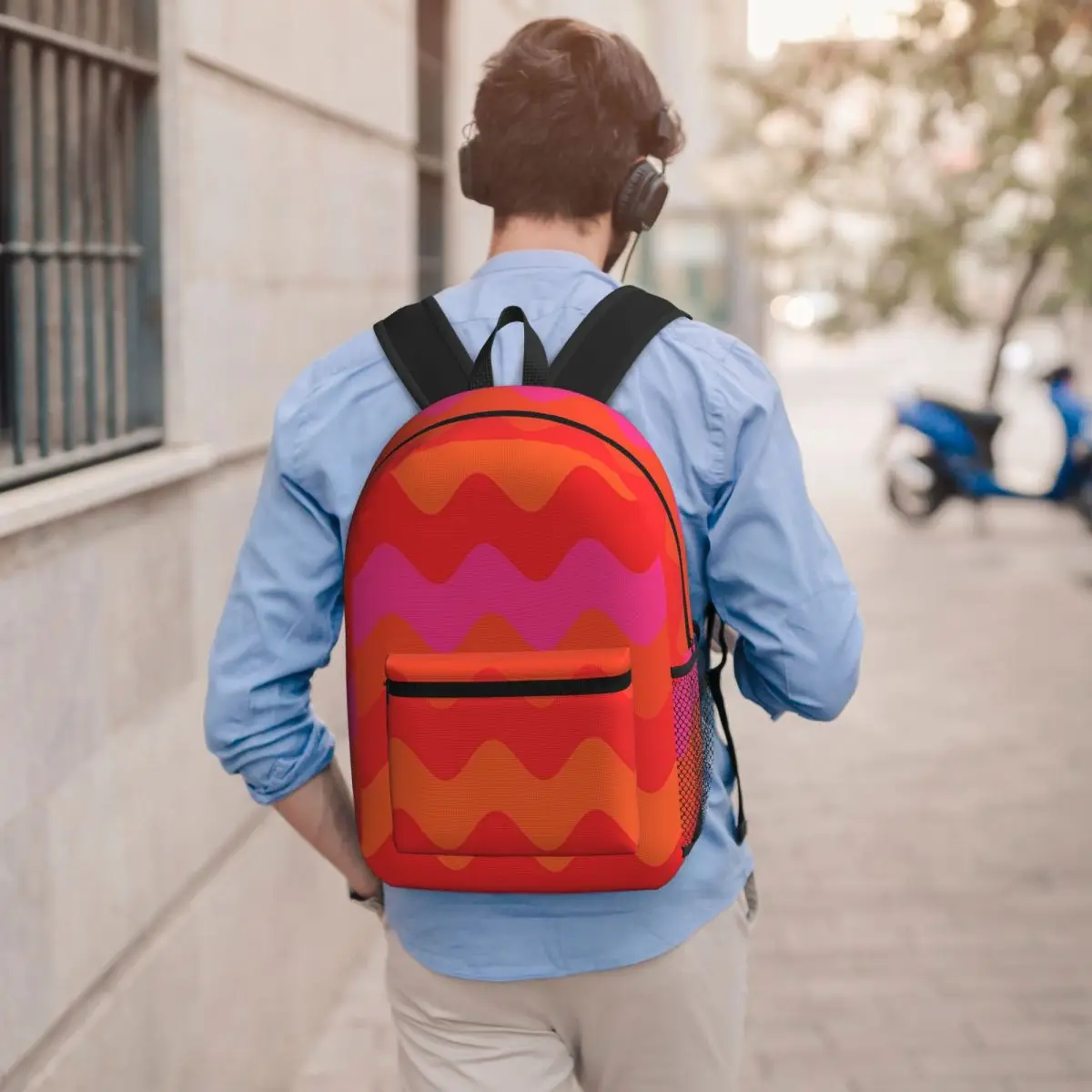 

Double Trouble Backpack Boys Girls BookBag Children School Bag Computer Shoulder Bags for Men Women