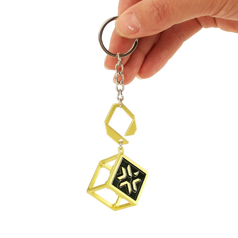 VALORANT 게임 미니 키 체인 무기, 겁없는 계약, 이블 고스트 일루전, 합금 무기 모델, 미니 수집용 장난감 