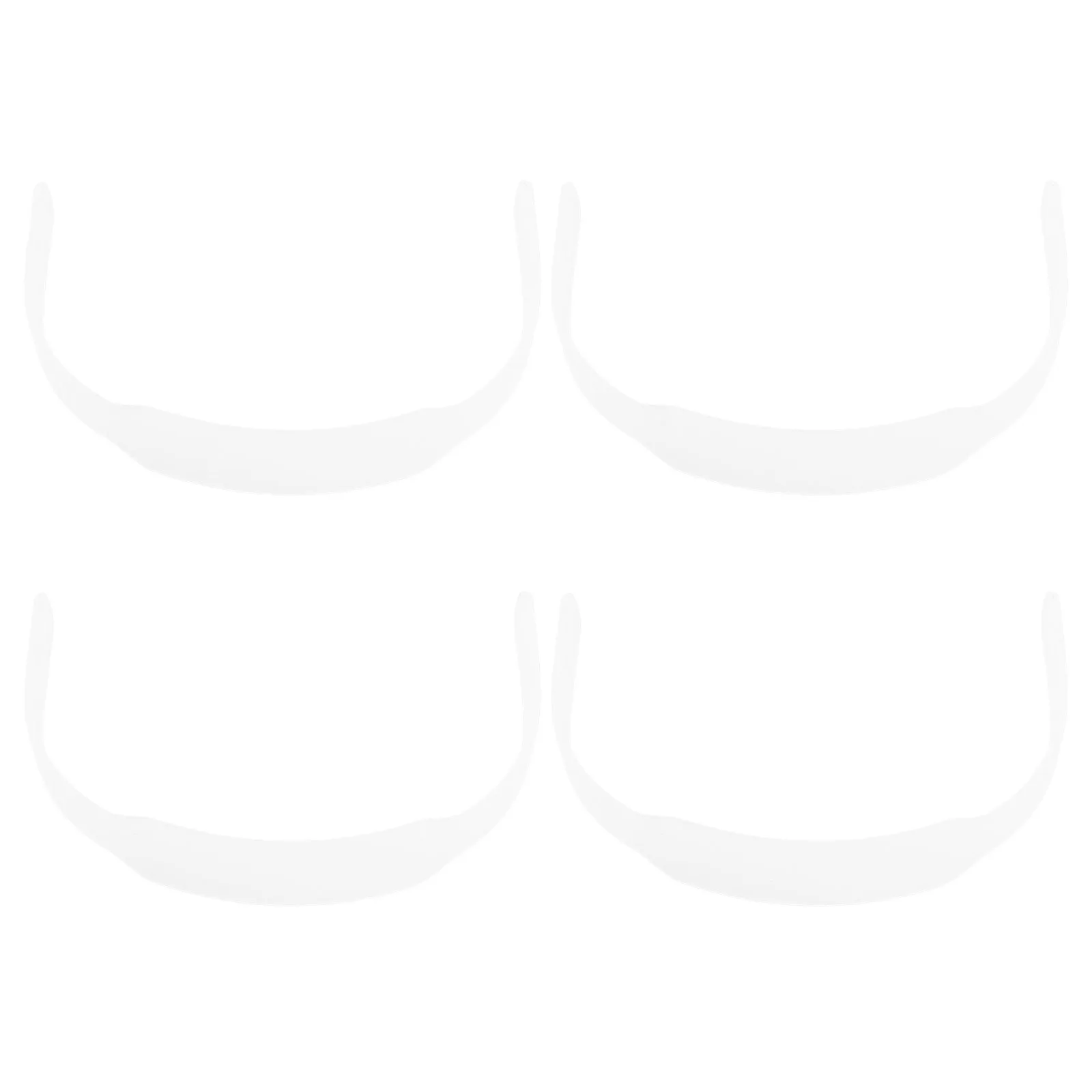 

4Pcs Silicone Elastic Shoe Laces Sneakers Snow Boot Replacement Bands Stretchy Non-Slip Sport Shoelaces for Outdoor Clothing