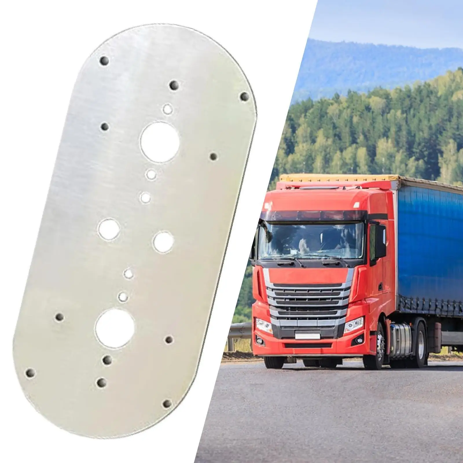 

Watermelon Light Mounting Plate Bracket Professional Easy Installation Commercial Truck Accessory for Peterbilt 359/379/389