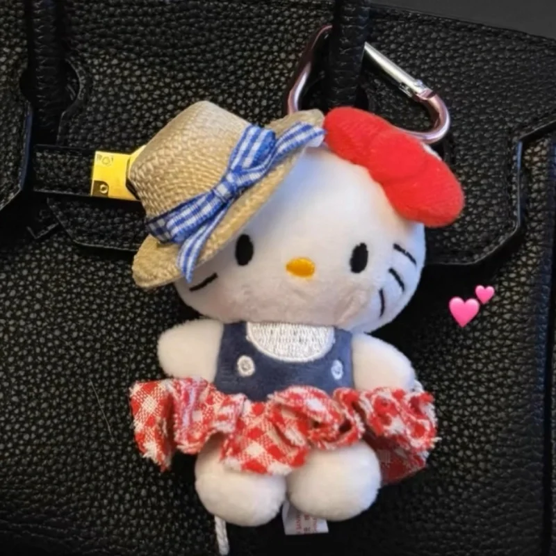 Nowy Śliczny Kotek Mini Pluszowa Lalka Zawieszka do Torby Brelok Dekoracja Kawaii Kotek Anime Gadżety Modna Zabawka Prezent Dla Dziewczynek Dzieci