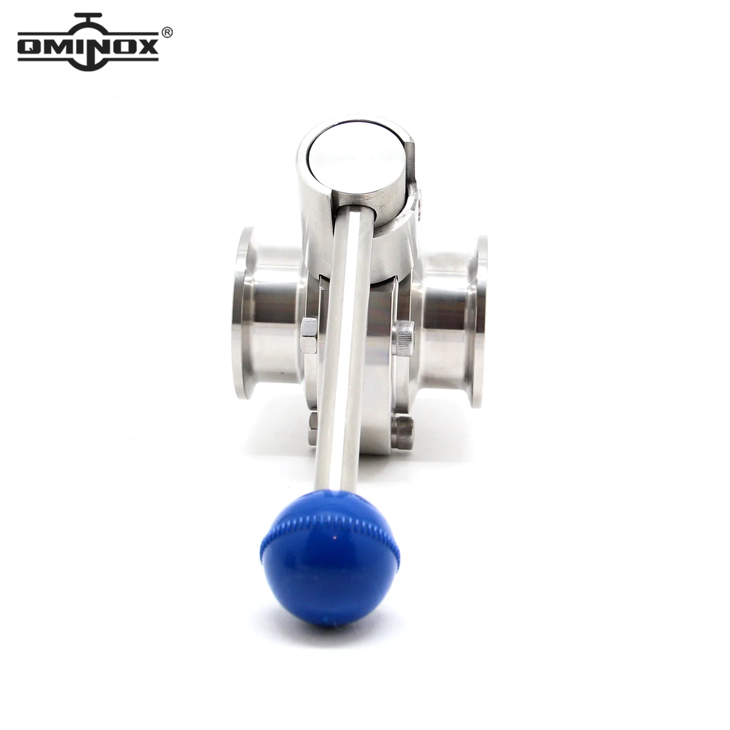Stainless Steel Butterfly Valves SS304 Sanitary Butterfly Valve food grade with silicon seat seal SS304 Homebrew Butterfly Valve