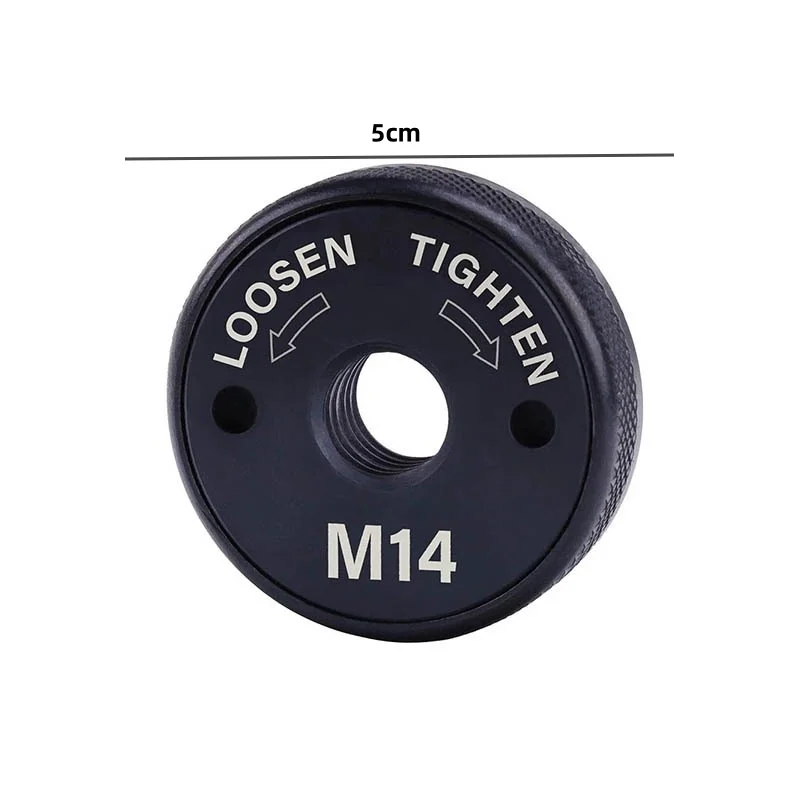 Универсальная угловая шлифовальная машина с резьбой M14, нажимная пластина, быстроразъемная угловая шлифовальная машина, фланцевая гайка, аксессуар для замены зажимного инструмента