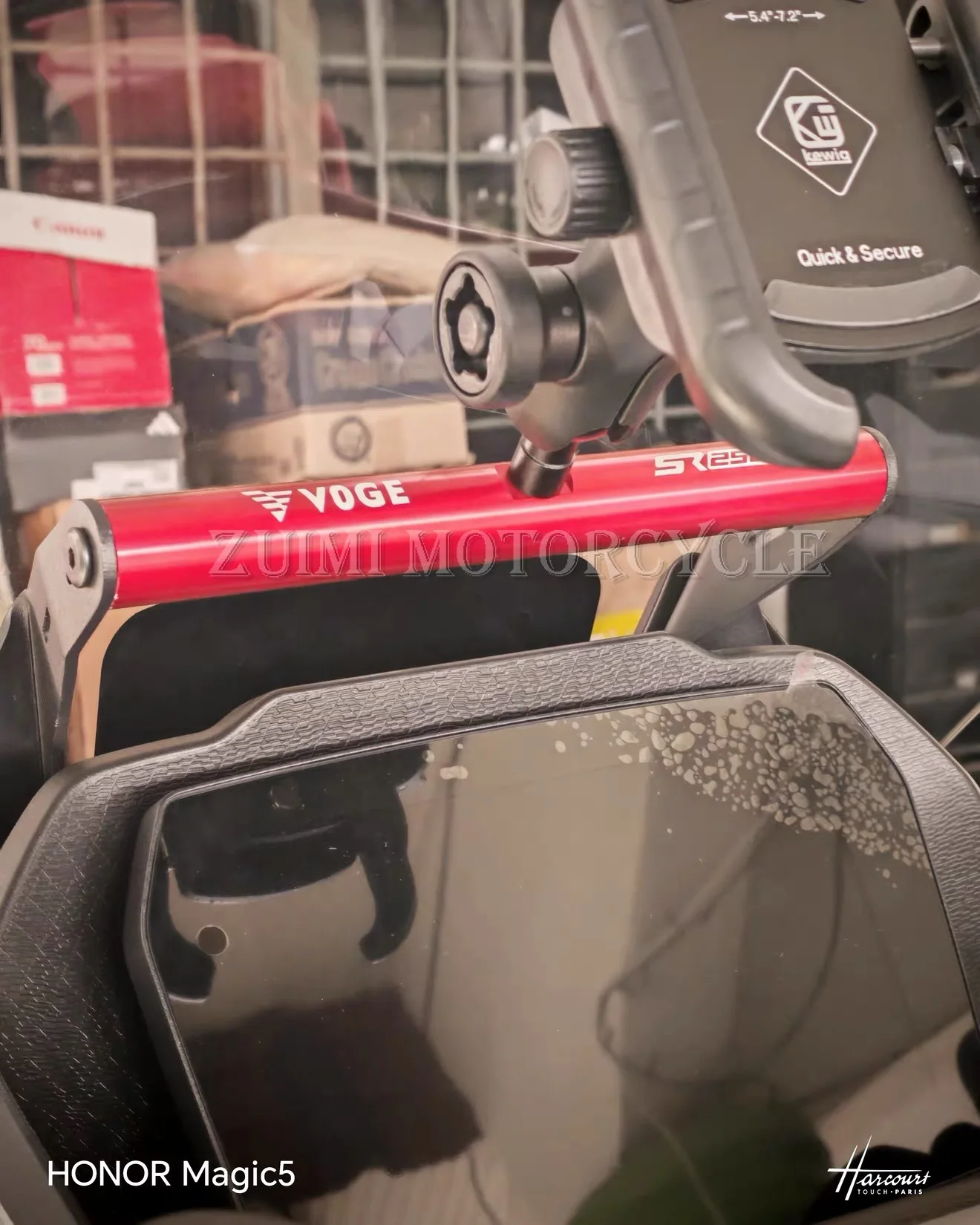 Ball joint extension bar bracket for VOGE SR3 SR250GT, multi-functional crossbar accessory, suitable for 2023-2025 models.