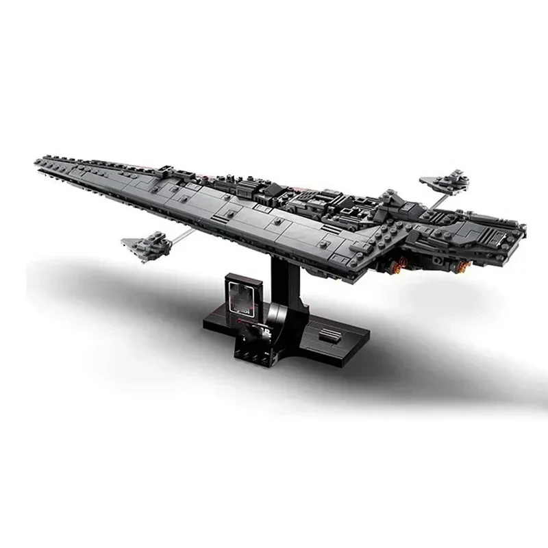 Nuovi mattoni da 630 pezzi fai da te in forma esecuzione Super Star Destroyer Building Blocks compatibili Lepining 75356 giocattoli regali di natale per bambini