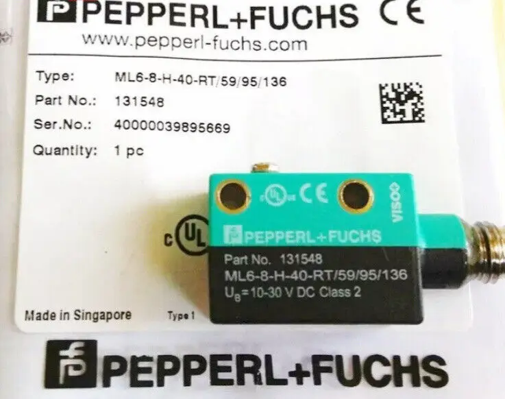 1PCS New For Pepperl+Fuchs ML6-8-H-40-RT/59/95/136 Sensor Fast Shipping