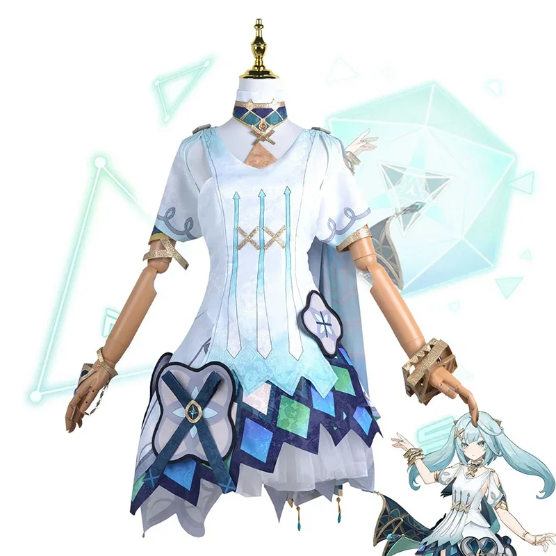 

Game Genshin Impact Faruzan Cosplay Costume Faruzan Outfit Dress Costumes Woman Girl Cosplay Maid Party Full Set