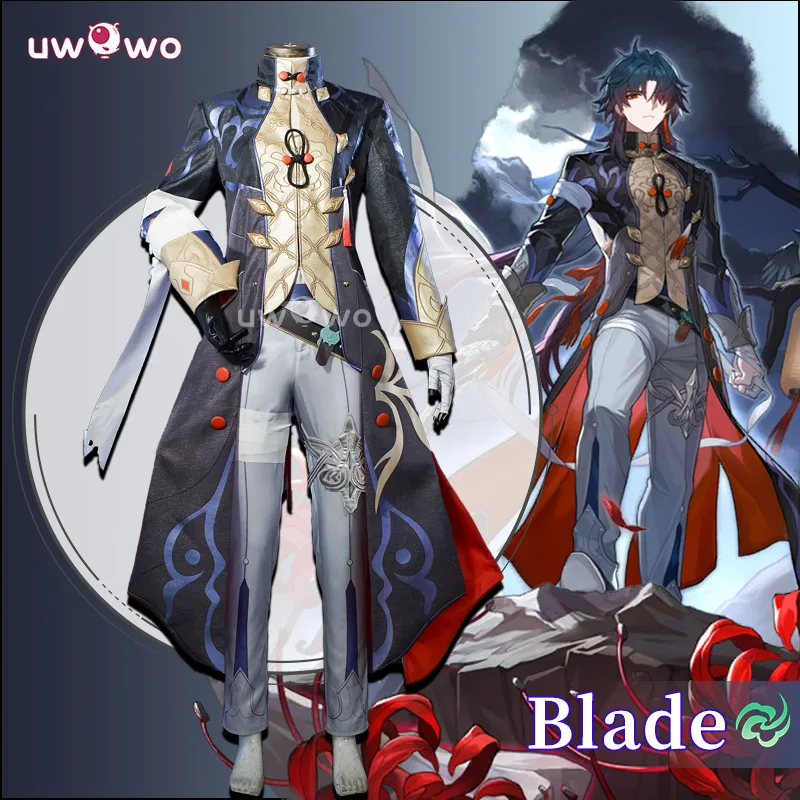 UWOWO Blade Cosplay Blade Honkai Star Rail Blade Kostüm Halloween Cosplay Rollenspiel Komplettset