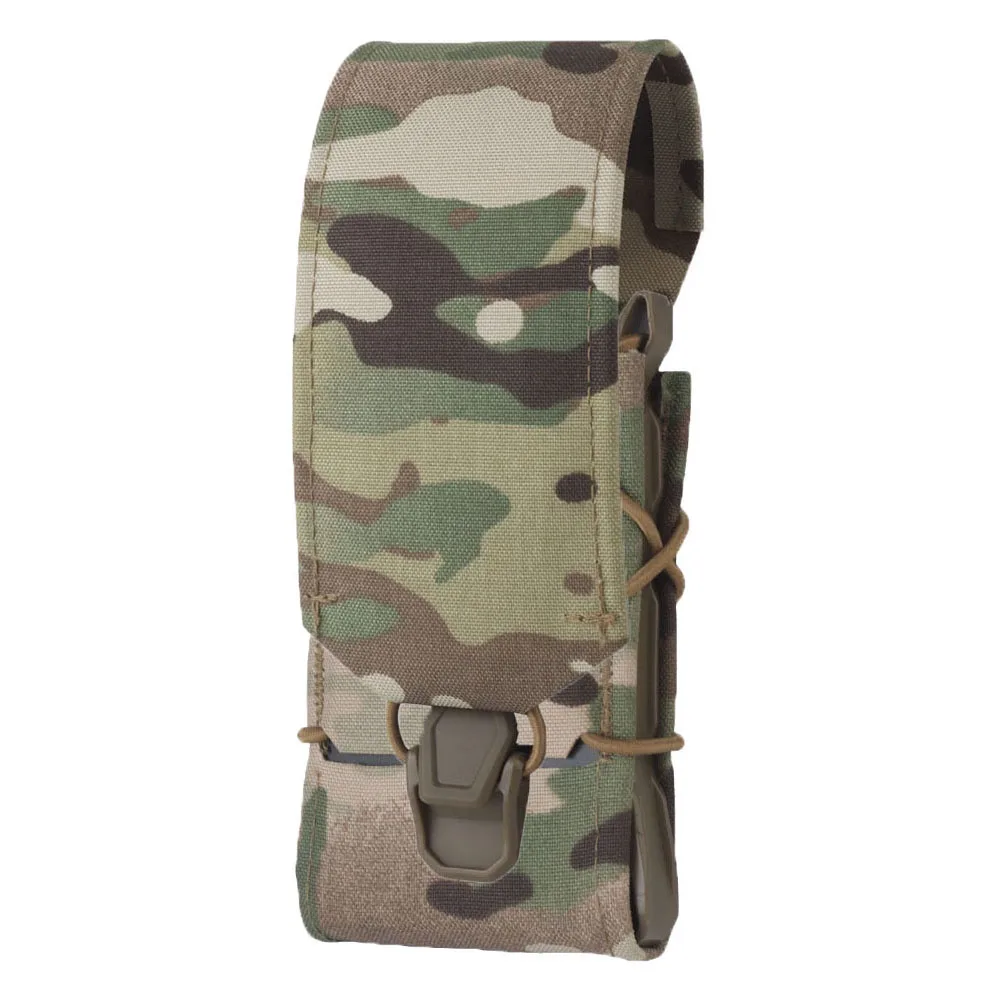 

Tactical Mag Bag V2 Tiger Full Size Outdoor Hunting Combat Airsoft 556 762 Magazine Pouch With Flap Quick Pull MOLLE Belt Gear