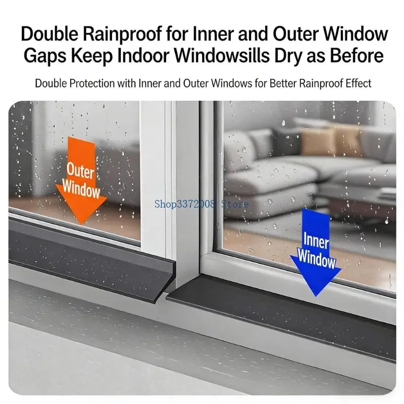  Flexible 500cm Rubber Weather Barrier For Openings Prevents Moisture And Avoids Seepage