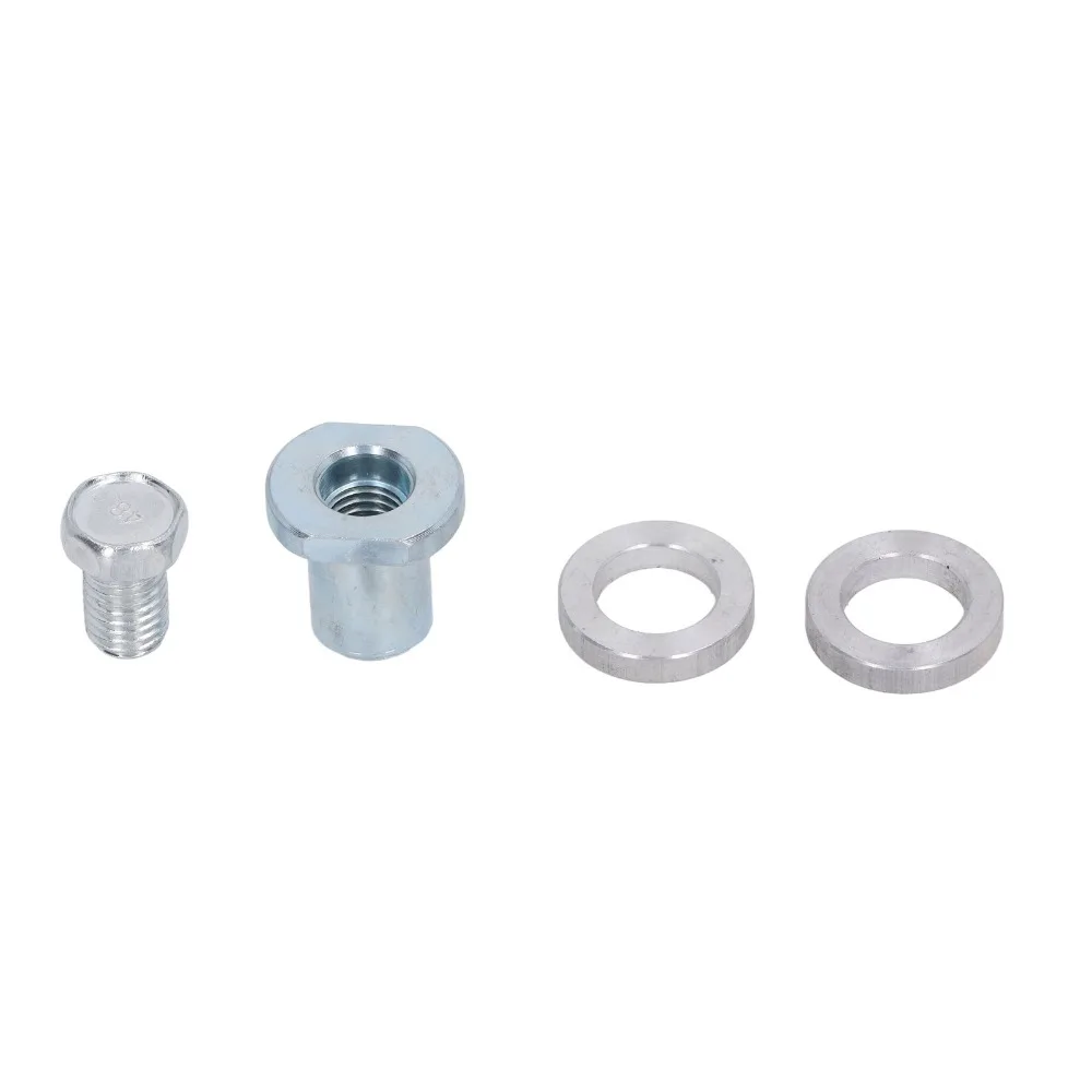M14 Thread Grooving Machine Adapter Aluminum Alloy Silver Color Angle Grinder Adapter Kit M10 Thread Quick Change
