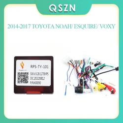 Canbus box Adaptor For TOYOTA 2014-2017 NOAH/ESQUIRE/ VOXY/ Prado/ Corolla Levin Power Android Car Radio Wiring Harness Cable