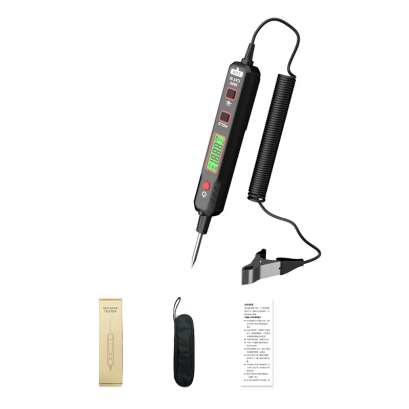 Precise Car Circuit Tester Pen Fast & Accurate Electrical Testing Tool Convenient Car Circuit Testing Pen Simple Operate