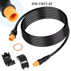010-11617-32 Boat Extension Cable 12-Pin,For Garmin ,Airmar Transducers with XID, ECHOMAP, STRIKER, LiveScope, GPSMAP (10 Feet)