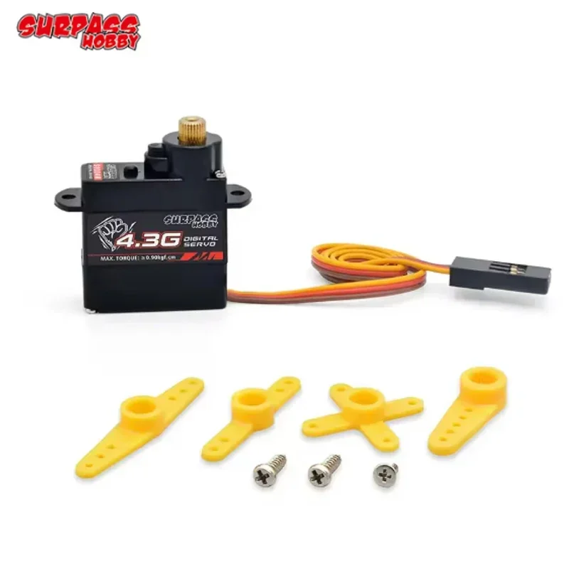 SURPASS HOBBY 2g 3.7g 4.3g 6g 8g Micro Mini Servo numérique en métal et engrenage en plastique pour Drone Rc avion Robot de voiture à voilure fixe