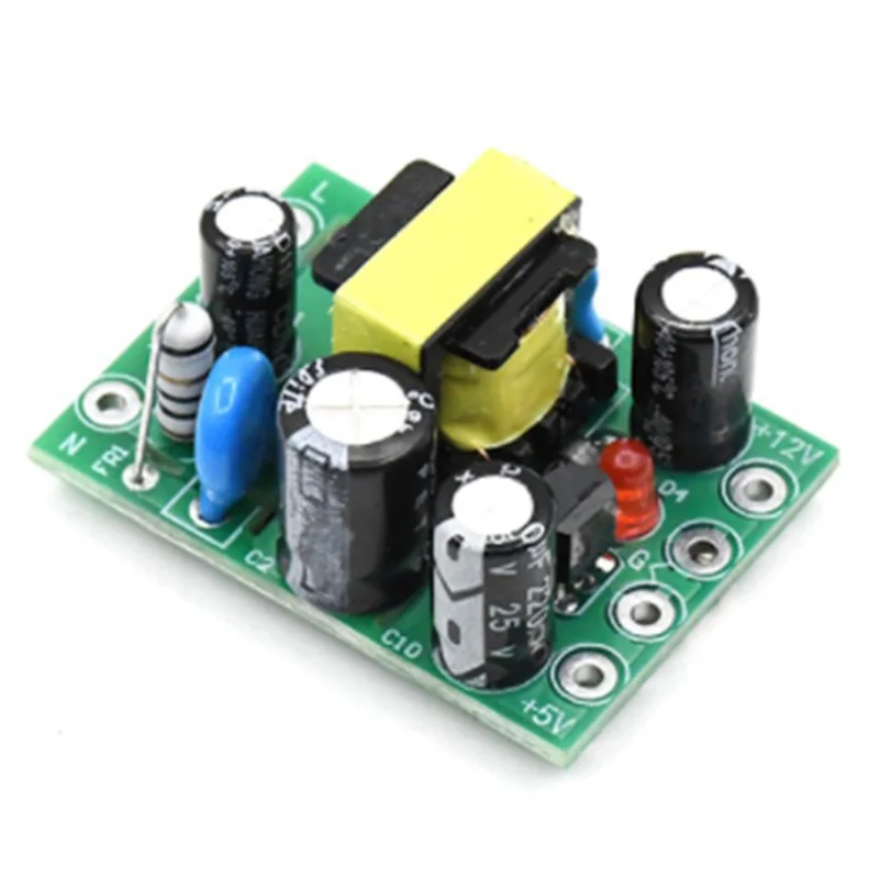 5X Xh-M299 스위칭 전원 공급 장치 모듈 Ac-Dc 절연 Pcb 보드 입력 110-220V 출력 12V0.5A + 5V-PZZW