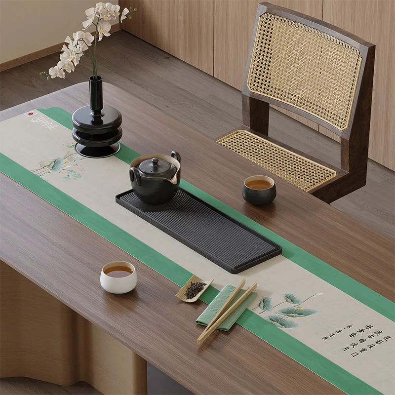 TZ505-L New Classical Waterproof Tea Table Mat Tea Mat