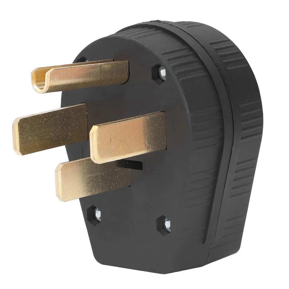 Dependable For NEMA 1450P Male Power Connector Designed for Heavy Use in Generators and Electric Dryers at High Voltage
