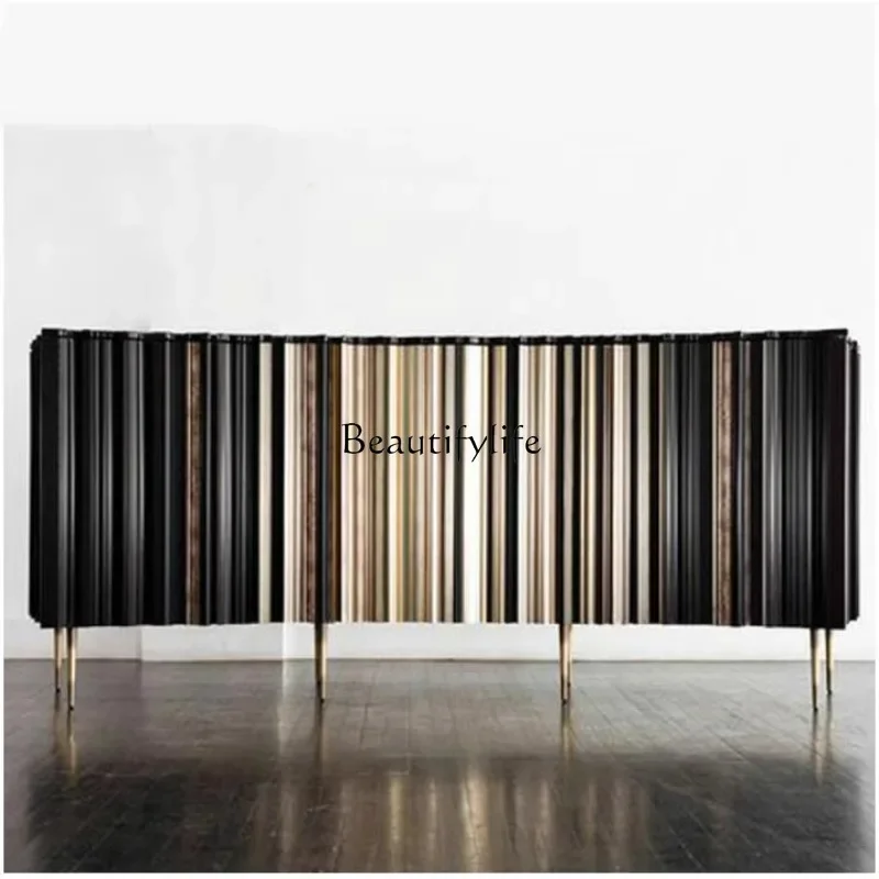 

FG10*Light luxury post-modern side cabinet American decoration light luxury aisle storage side cabinet neoclassical