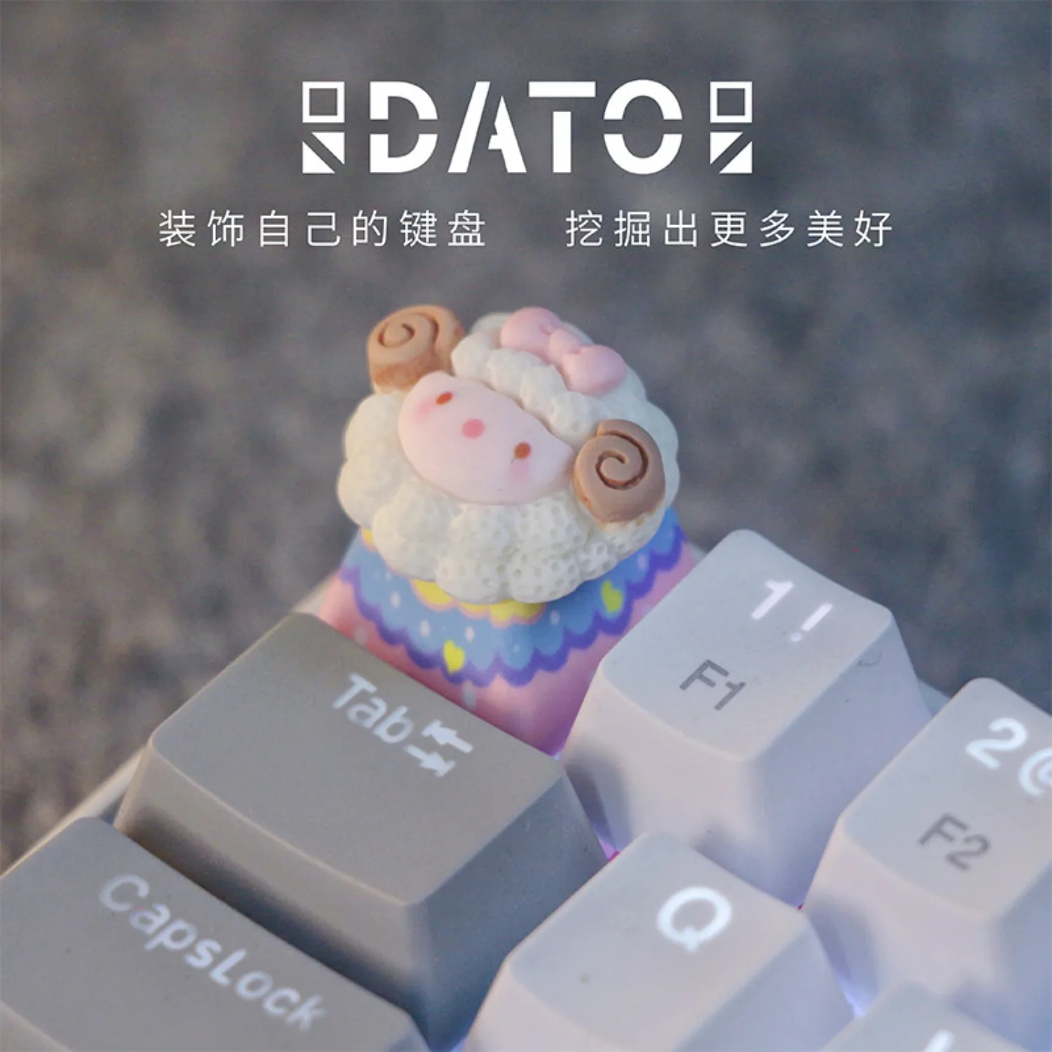 Aries Zodiac Keycap OEM Profile MX Cross Shaft Mechanical Keyboard Decorative Key Cap Couple Gift Universal Replacement Keycaps