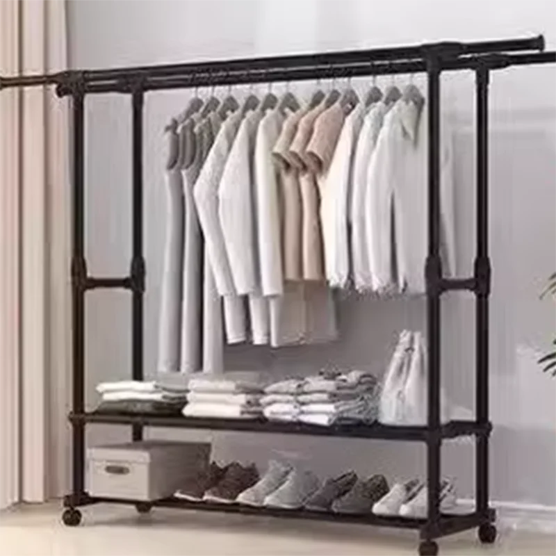 Standing Cloth Hanger Nordic Dryer Indoor metal Adjustable Clothes Rack for Room Folding Hangers Decorative