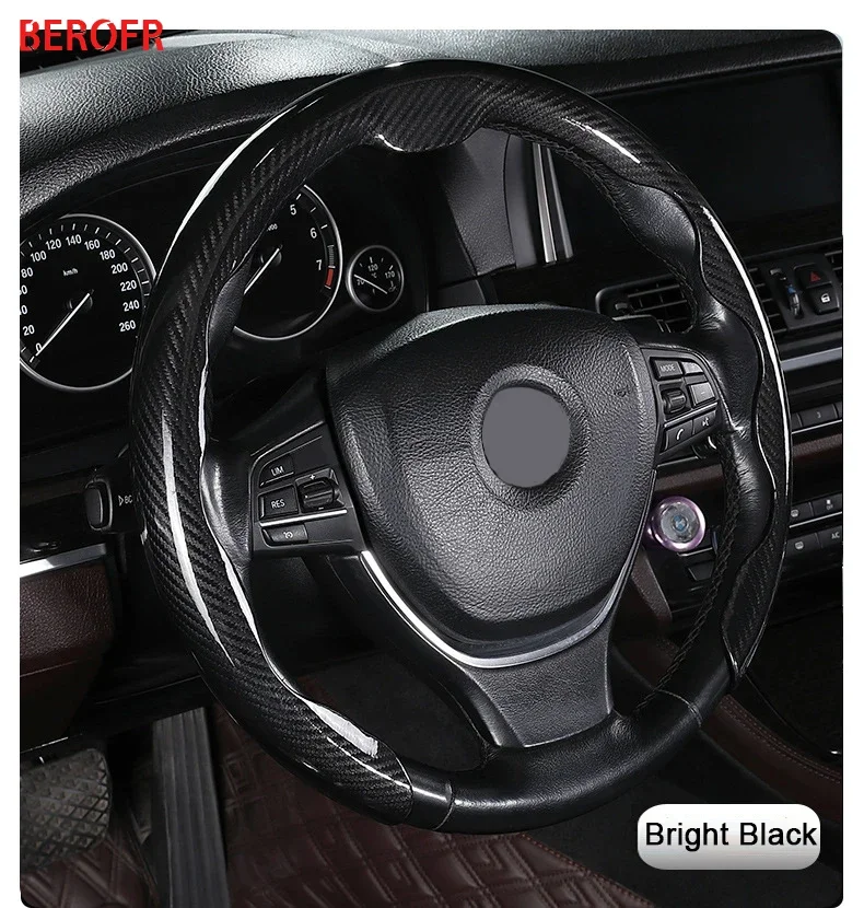 Car Suede Steering Wheel Cover  Sweat-absorbin For MG MG3 MG5 MG6 ZS HS GS GT RX ZR MG4 Mulan 2023 MG 4 2022 Gundam Hector Non-s