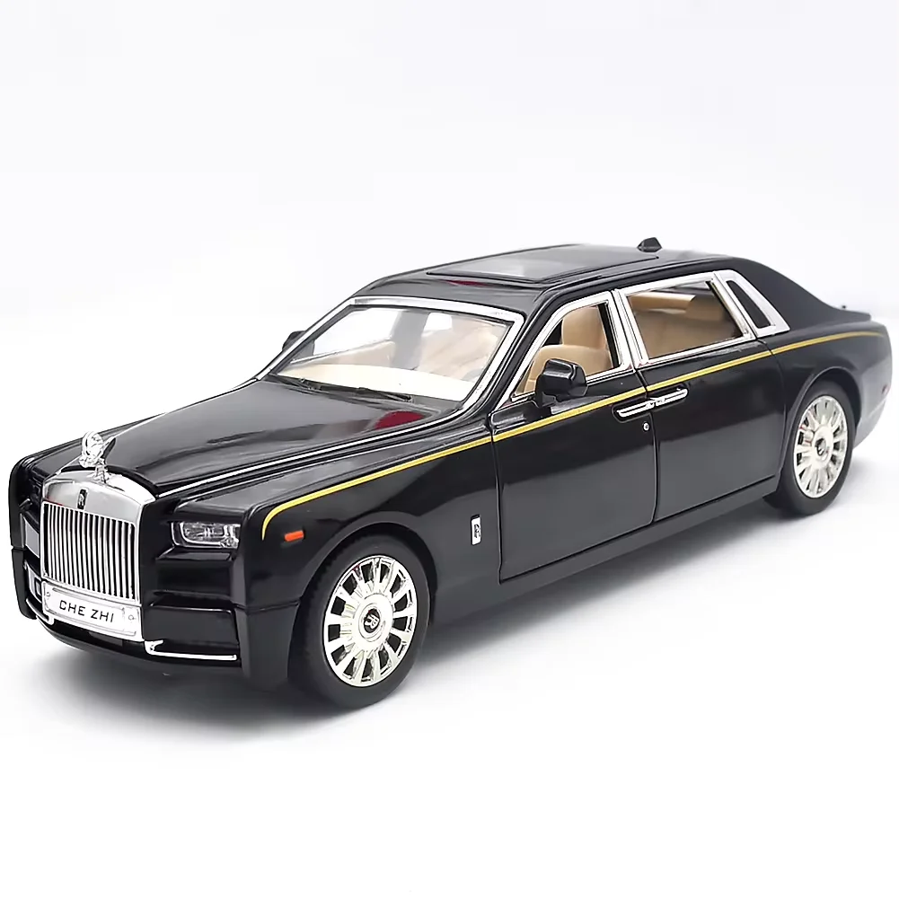 1/24 Phantom die-casting car model simulation metal car model with pull-back function 6 doors children's toys