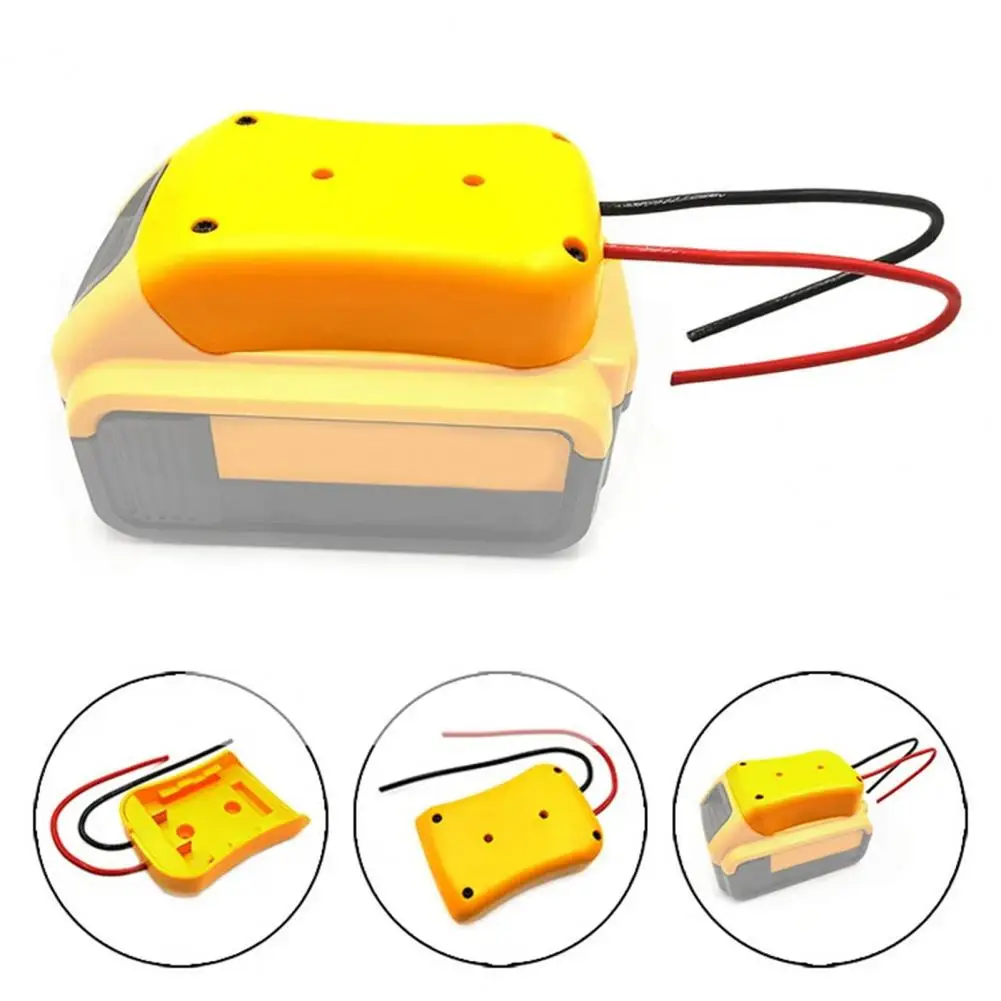 

Адаптер силиконового провода 12 Awg Универсальный адаптер аккумулятора 20 В для радиоуправляемых автомобилей Электроинструменты Дрели Безопасный преобразователь для различных устройств 20 В