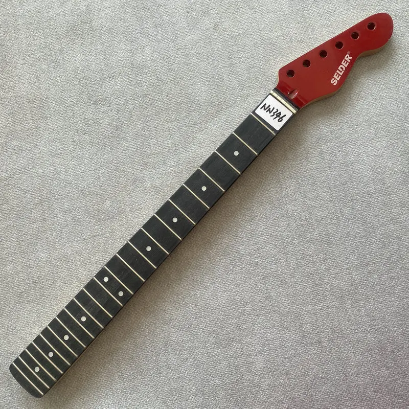 

NN346 Genuine Selder 22Fret Electric Guitar Neck ST Maple/Rosewood Right Hand Red Headstock DIY Kit for Guitars Enthusi