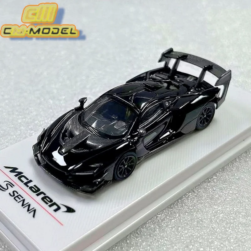 modele-replique-en-alliage-moule-sous-pression-a-l'echelle-micro-cm1-64-senna-gtr-black-warrior-ornements-pour-adultes-jouet-pour-garcon-cadeau-d'anniversaire-pour-enfants-en-stock