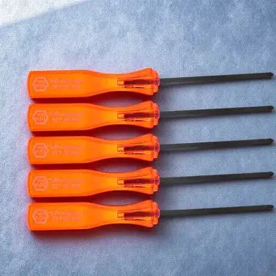 5pcs Game Console Repair Tools Durable Triwing Y-tip Screwdriver 11cm Red Portable Triangle Tip Hand Tool Gaming System