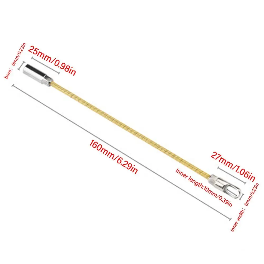 Gereedschap Kabeltrekker Accessoires voor reparatie Automatische draadgeleider Vistape Leider Connector Hoofd Draad Kabel Elastische inrijger