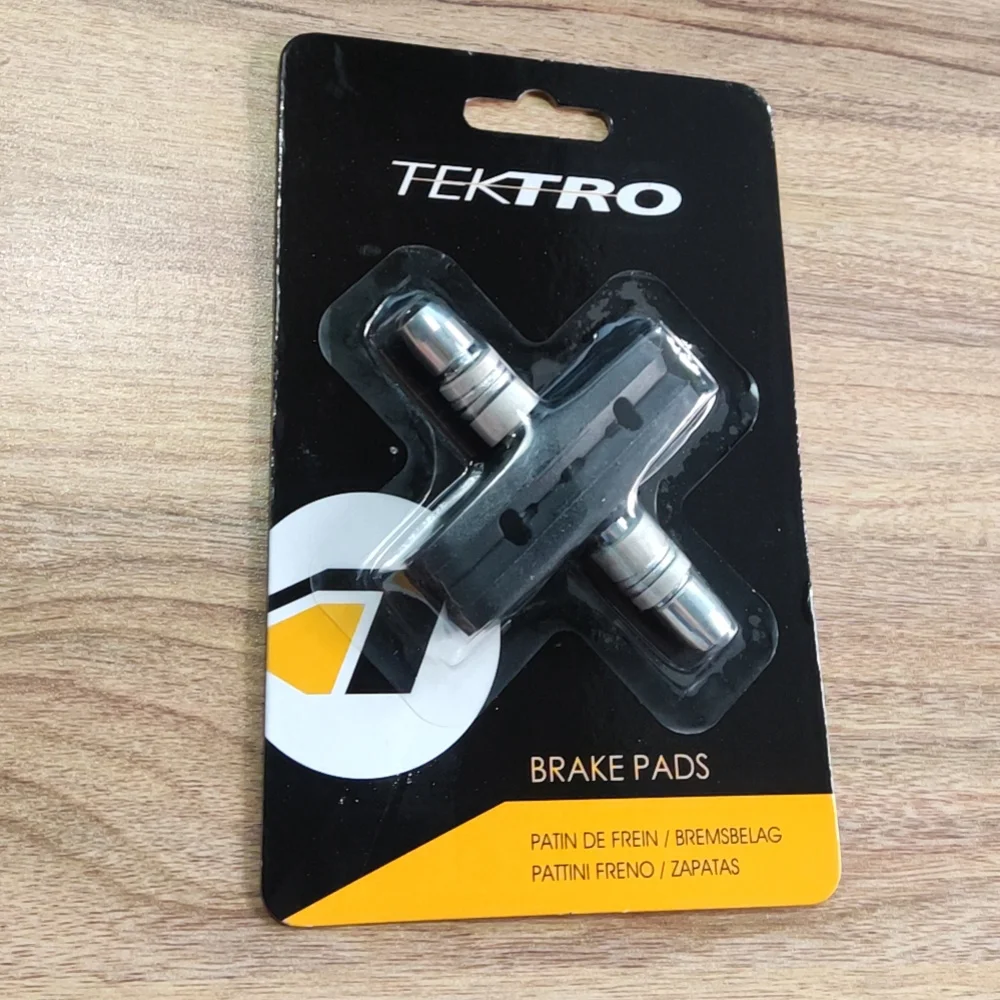 TEKTRO Brake Pads 836.12 Mountain Bike V Brake Pads Water Guide And Anti-Wear Licensed V Brake Pads Brake Pads Bicycle Parts