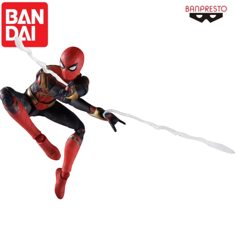 

В наличии Bandai Original S H F Человек-Паук Человек-Паук Фигурка Модель Куклы Совершенно новые в штучной упаковке Гаражные украшения Коллекционная