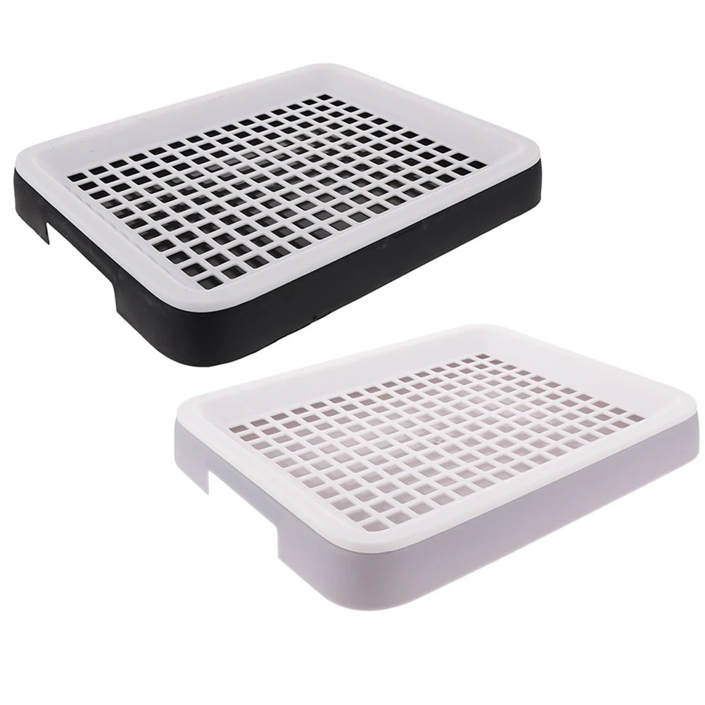 

2Pcs Pet Cleaning Supplies Rectangular Mini Litter Box Space Saving Bunny Cage Toilet for Small Rabbits Indoor Pet Toilet